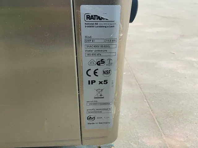 Rational combimaster plus cmp 61 combisteamer - afbeelding 6 van  6