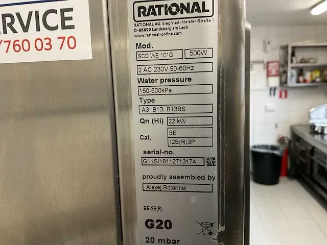 Rational selfcookingcenter we101g combisteamer - afbeelding 6 van  6