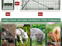 Rattenvanger dierenval 61 x 19 x 20 cm - afbeelding 2 van  4