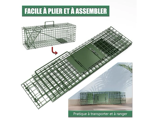 Rattenvanger dierenval 61 x 19 x 20 cm - afbeelding 4 van  4