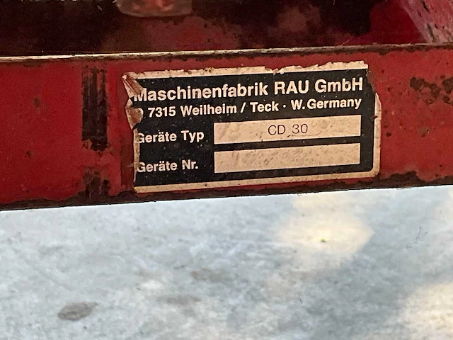 Rau cd 30 rotorkopeggen - afbeelding 13 van  13