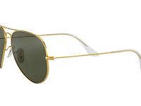 Ray-ban aviator large - arista - g-15 groen - afbeelding 9 van  14