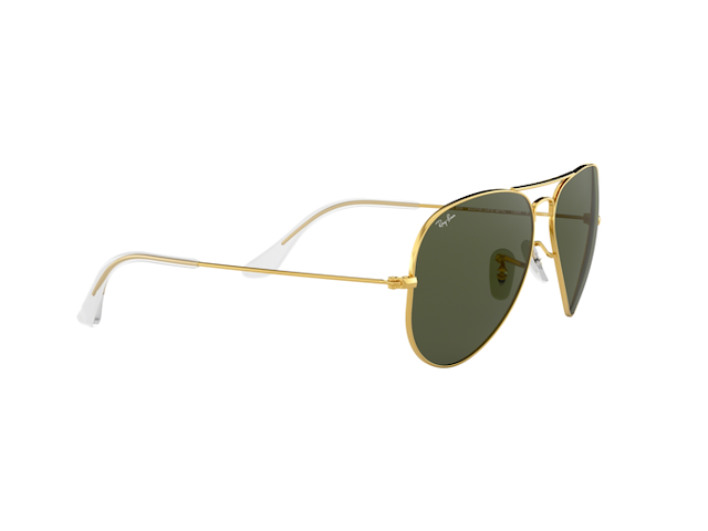 Ray-ban aviator large - arista - g-15 groen - afbeelding 13 van  14