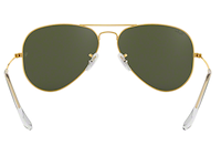 Ray-ban aviator large - arista - g-15 groen - afbeelding 4 van  14