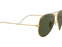 Ray-ban aviator large - arista - g-15 groen - afbeelding 13 van  14