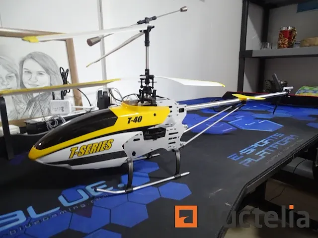 Rayline t-40 batterijgevoede op afstand bestuurbare helikopter - afbeelding 8 van  10