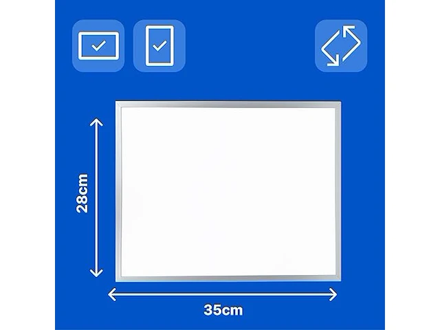 Raylu paper® - klein magnetisch whiteboard - afbeelding 2 van  3