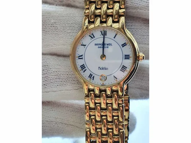 Raymond weil, verguld dameshorloge - afbeelding 2 van  4