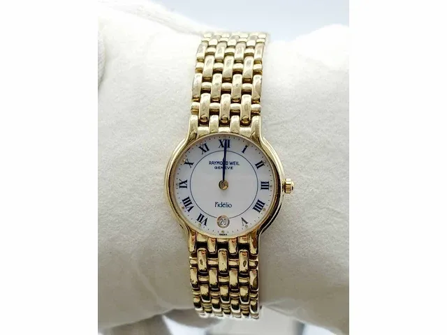 Raymond weil, verguld dameshorloge - afbeelding 3 van  4
