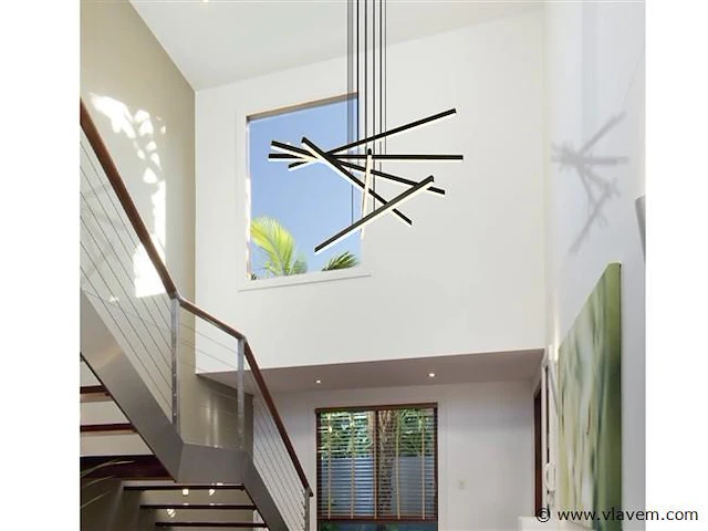 Rays 5.0 suspended design armatuur zwart - afbeelding 4 van  11