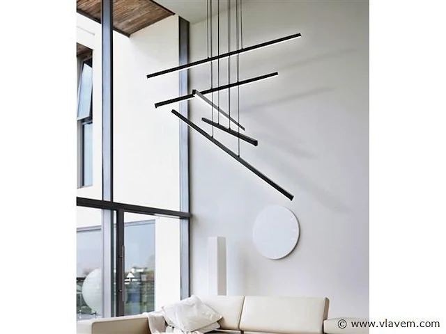 Rays 5.0 suspended design armatuur zwart - afbeelding 5 van  11