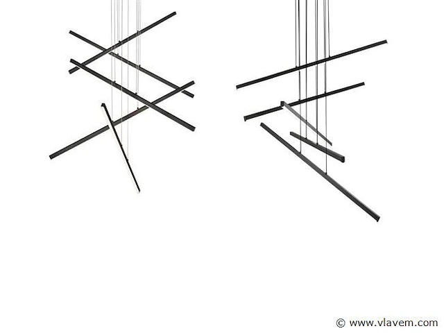 Rays 5.0 suspended design armatuur zwart - afbeelding 8 van  11