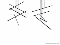 Rays 5.0 suspended design armatuur zwart - afbeelding 8 van  11