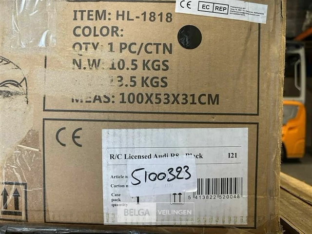 R/c licensed audi r8 - afbeelding 4 van  4