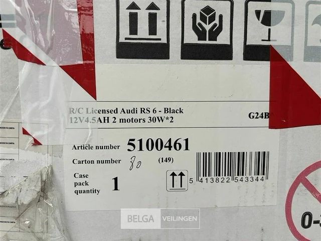 R/c licensed audi rs 6 black - afbeelding 4 van  4