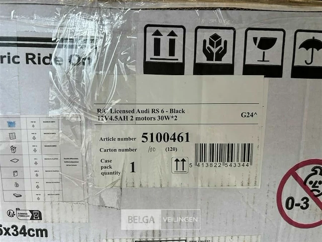 R/c licensed audi rs6 - black - afbeelding 4 van  4