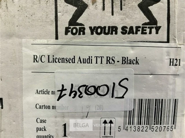 R/c licensed audi tt rs - black - afbeelding 4 van  4