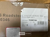 R/c licensed audi tt rs roadster - black - afbeelding 4 van  4
