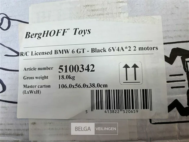 R/c licensed bmw 6 gt - black - afbeelding 4 van  4