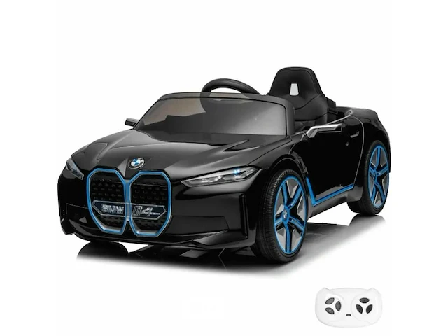 R/c licensed bmw i4 black 12v7ah 2 motors - afbeelding 1 van  4