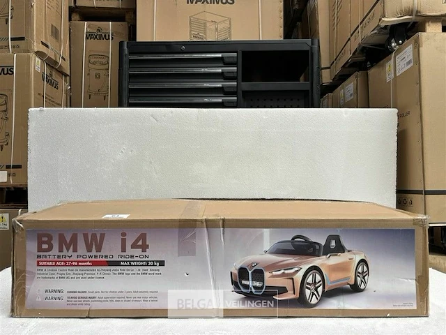 R/c licensed bmw i4 black 12v7ah 2 motors - afbeelding 2 van  4