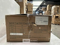 R/c licensed fiat 500e battery ride on car pink - afbeelding 3 van  4