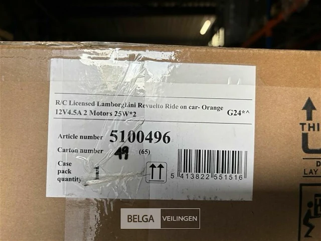 R/c licensed lamborghini revuelto ride on car orange - afbeelding 3 van  3