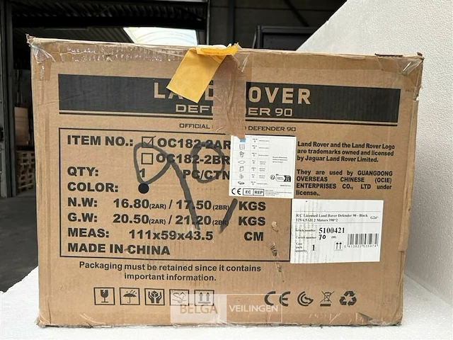 R/c licensed land rover defender 90 black - afbeelding 4 van  5