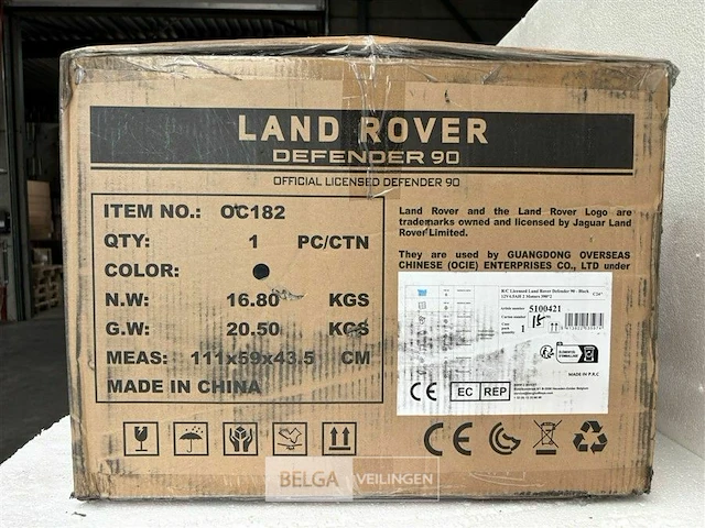 R/c licensed land rover defender 90 black - afbeelding 3 van  4