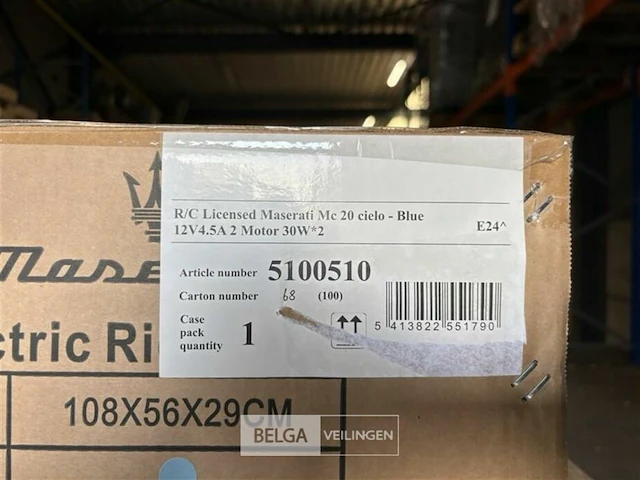 R/c licensed maserati mc 20 cielo blue - afbeelding 4 van  4