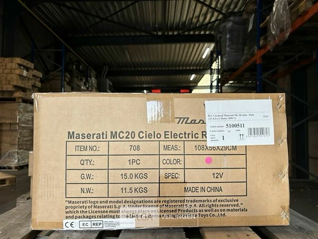 R/c licensed maserati mc 20 cielo pink - afbeelding 3 van  4