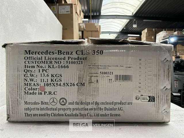 R/c licensed mercedes- benz cls350 pink - afbeelding 3 van  3