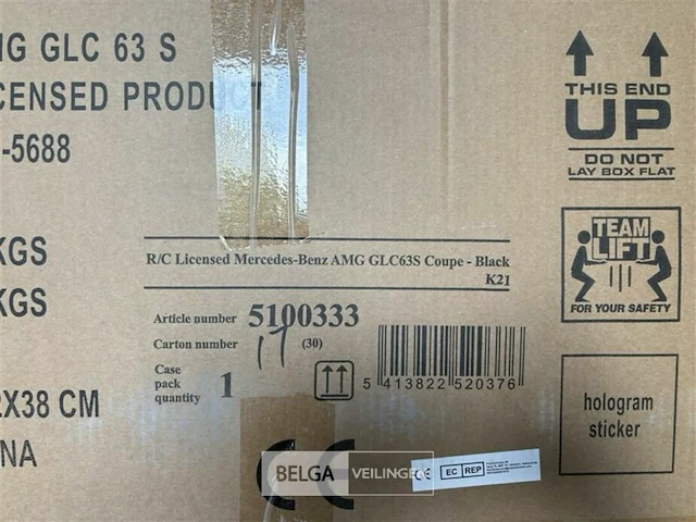 R/c licensed mercedes-benz amg glc63s coupe black - afbeelding 4 van  4
