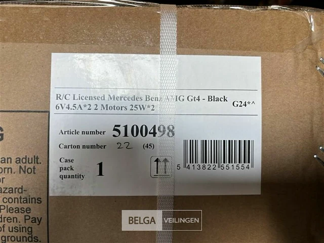 R/c licensed mercedes-benz amg gt4 black - afbeelding 4 van  4