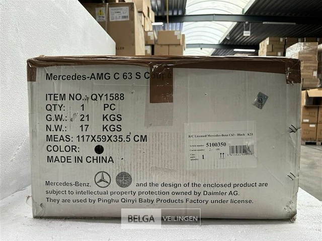 R/c licensed mercedes-benz c63 black - afbeelding 2 van  2