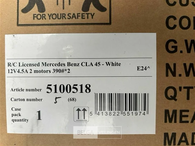 R/c licensed mercedes benz cla 45 white - afbeelding 4 van  4