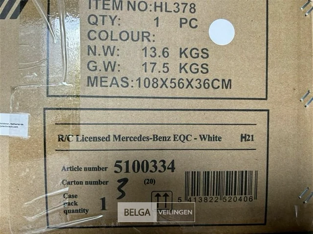 R/c licensed mercedes-benz eqc white - afbeelding 4 van  4