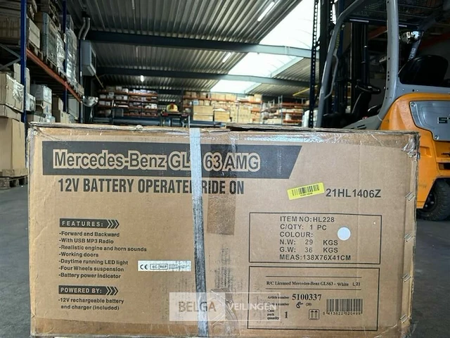 R/c licensed mercedes-benz gls63 - white - afbeelding 3 van  4