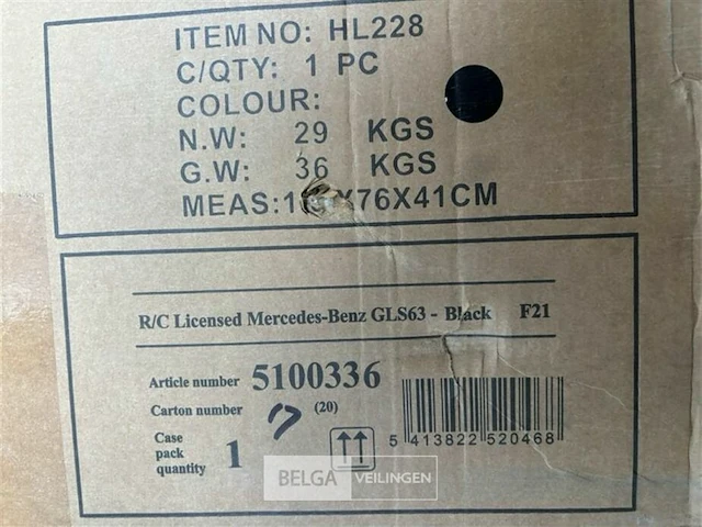 R/c licensed mercedes-benz gls63 black - afbeelding 4 van  4