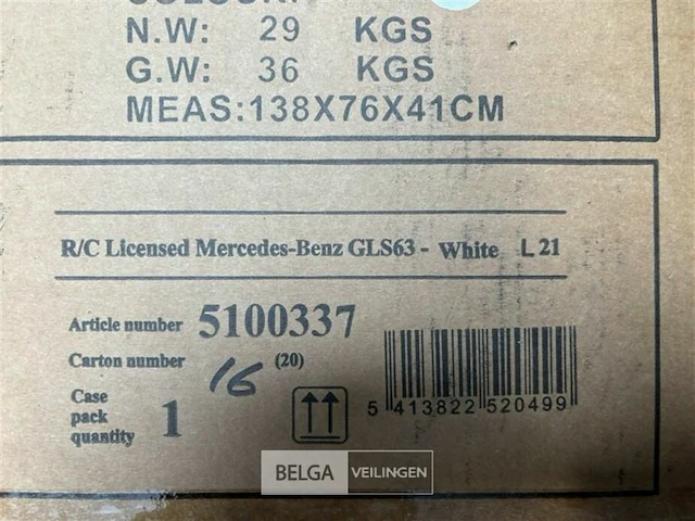 R/c licensed mercedes-benz gls63 white - afbeelding 4 van  4