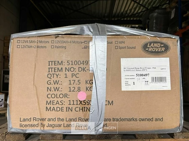 R/c licensed range rover evoque - pink - afbeelding 2 van  4