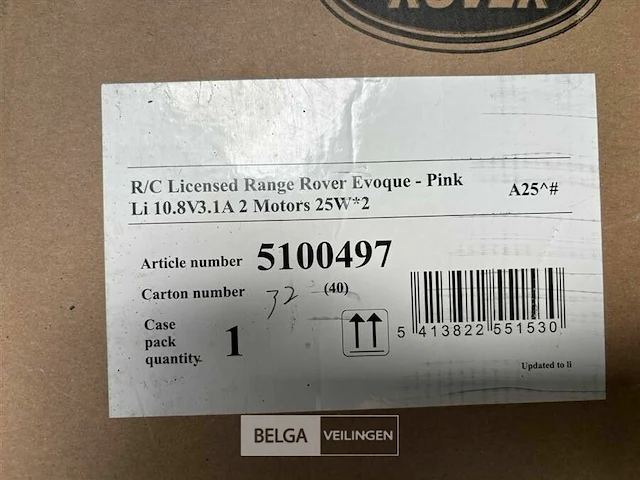R/c licensed range rover evoque - pink - afbeelding 4 van  4