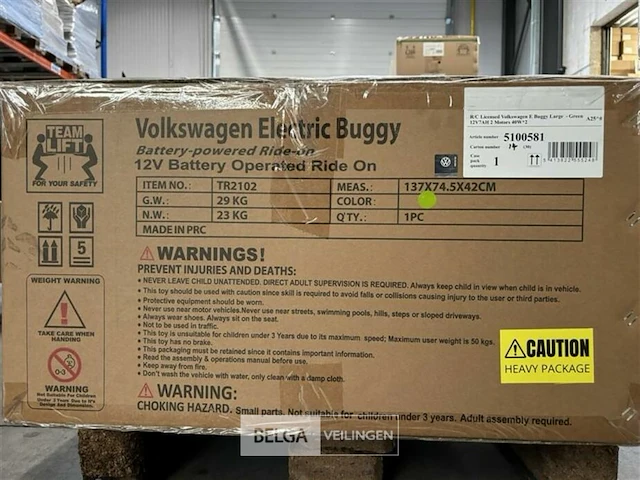 R/c licensed volkswagen e buggy large green - afbeelding 3 van  4