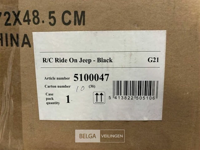 R/c ride on jeep - black - afbeelding 4 van  4