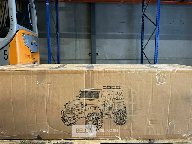R/c ride on jeep - pink - afbeelding 2 van  5