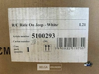 R/c ride on jeep - white - afbeelding 4 van  4