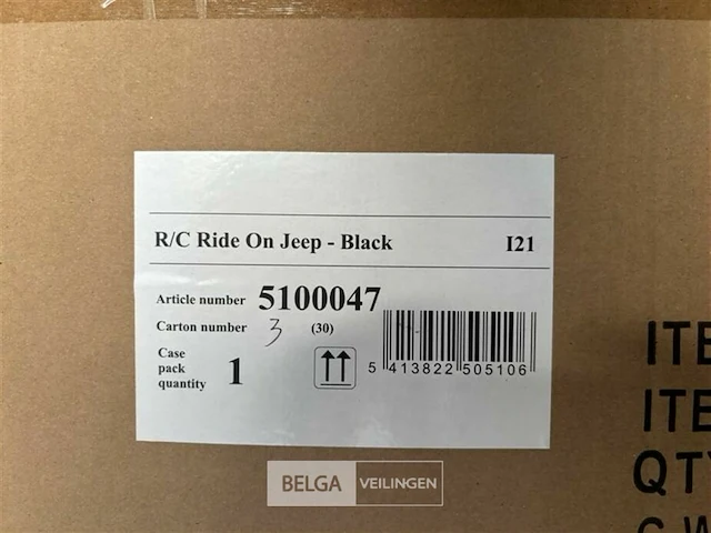 R/c ride on jeep black - afbeelding 3 van  3