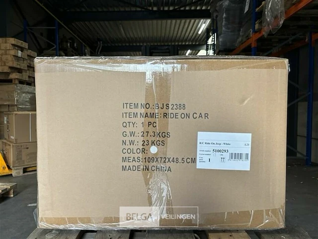 R/c ride on jeep white - afbeelding 3 van  4