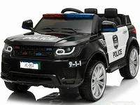 R/c ride on police car - black - afbeelding 1 van  3