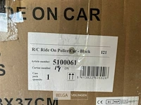 R/c ride on police car - black - afbeelding 3 van  3